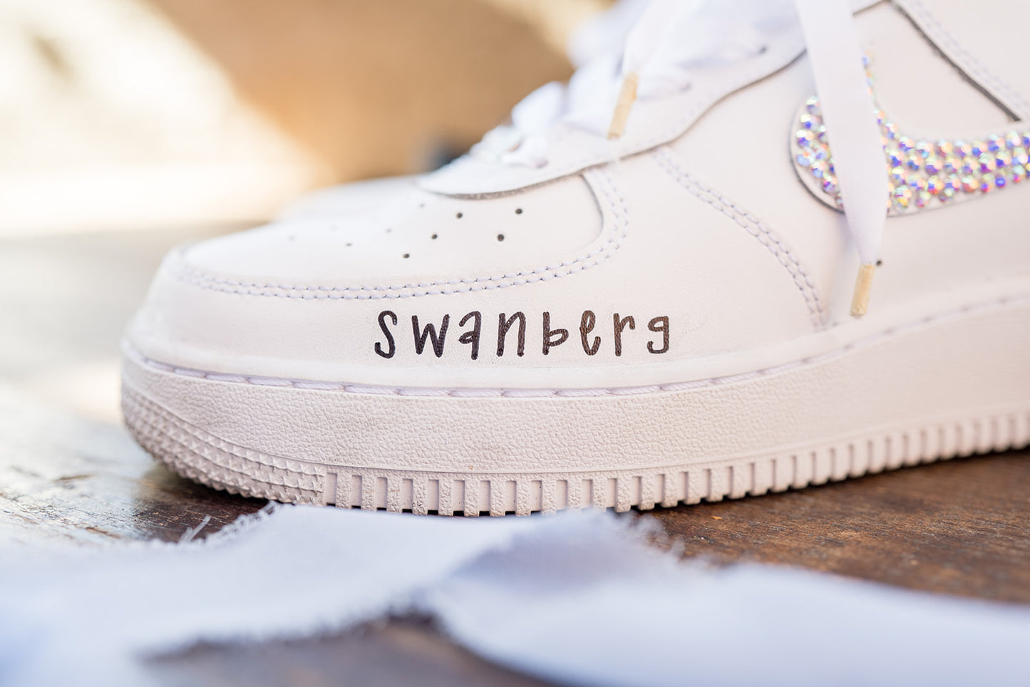 Custom Bridal Sneakers