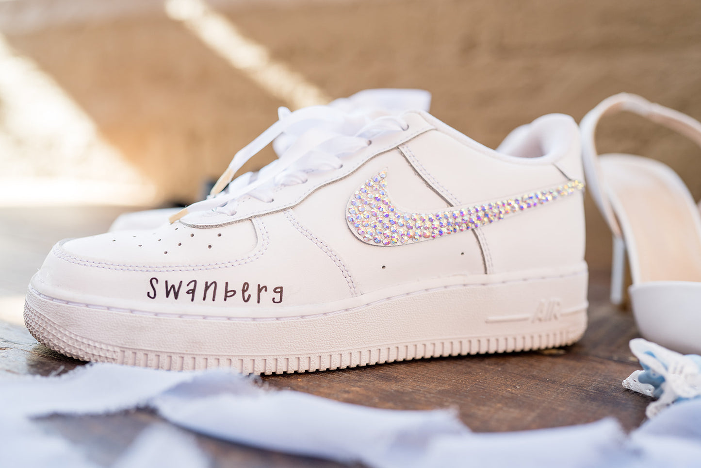 Custom Bridal Sneakers